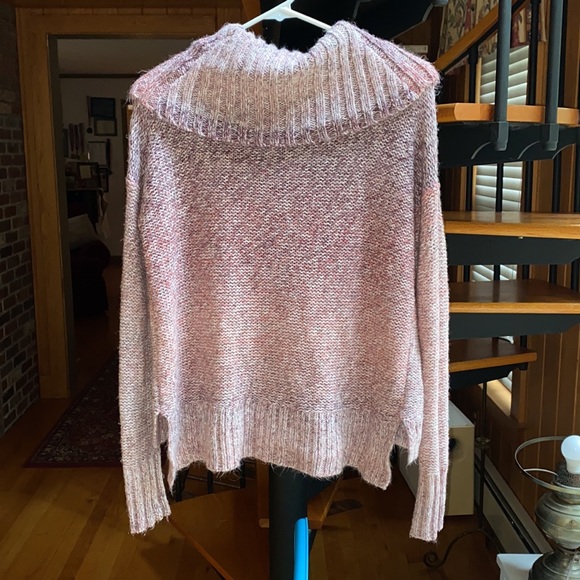 American Eagle, size Small, Purple/Pink ombré cowl neck sweater - Picture 2 of 2